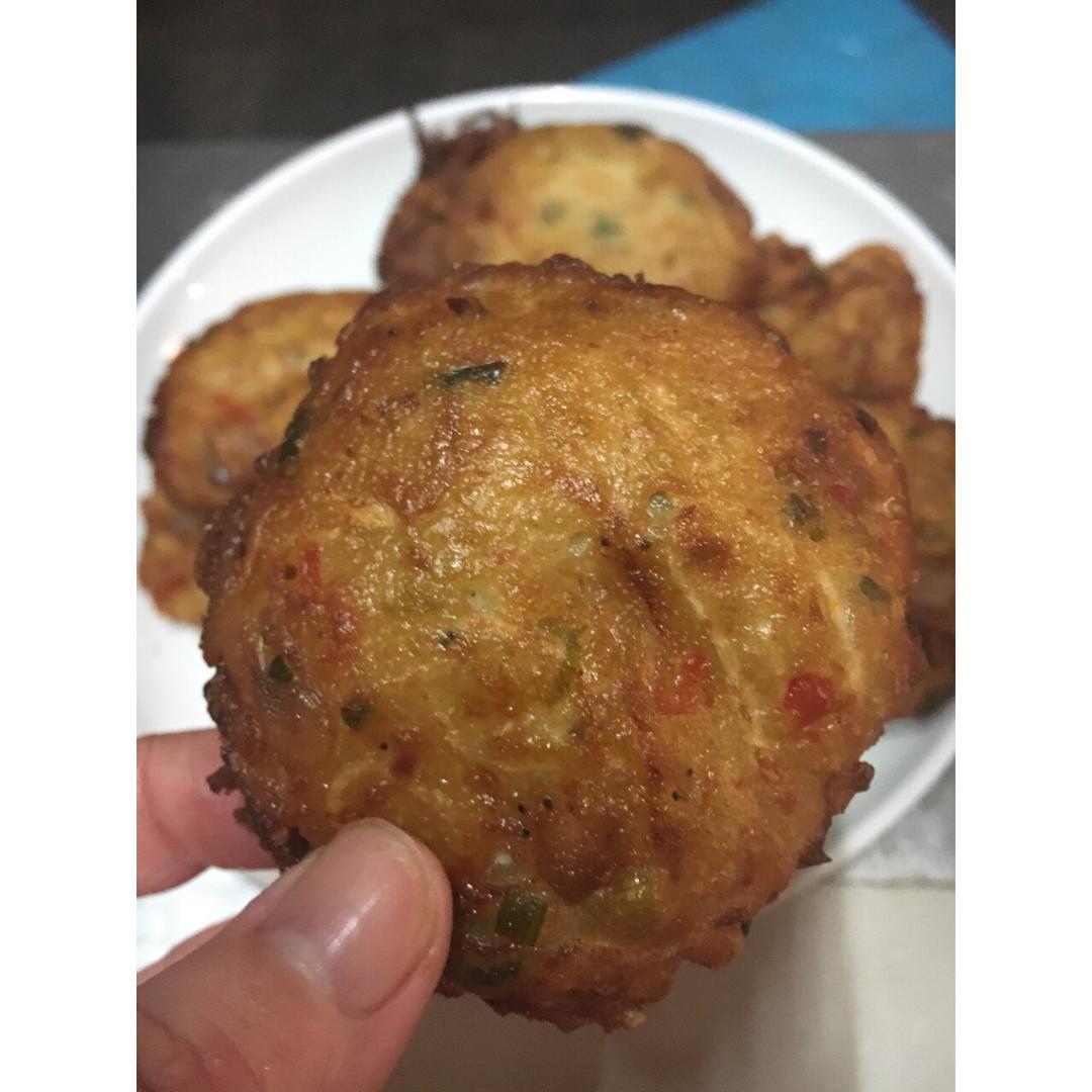 萝卜丝虾皮油墩子