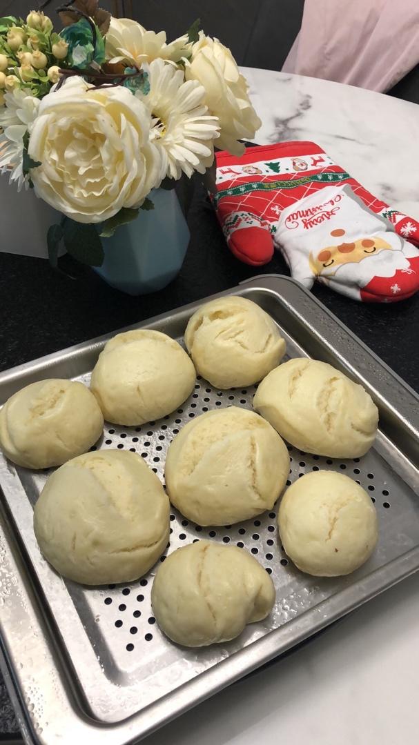 面包机版超松软牛奶馒头