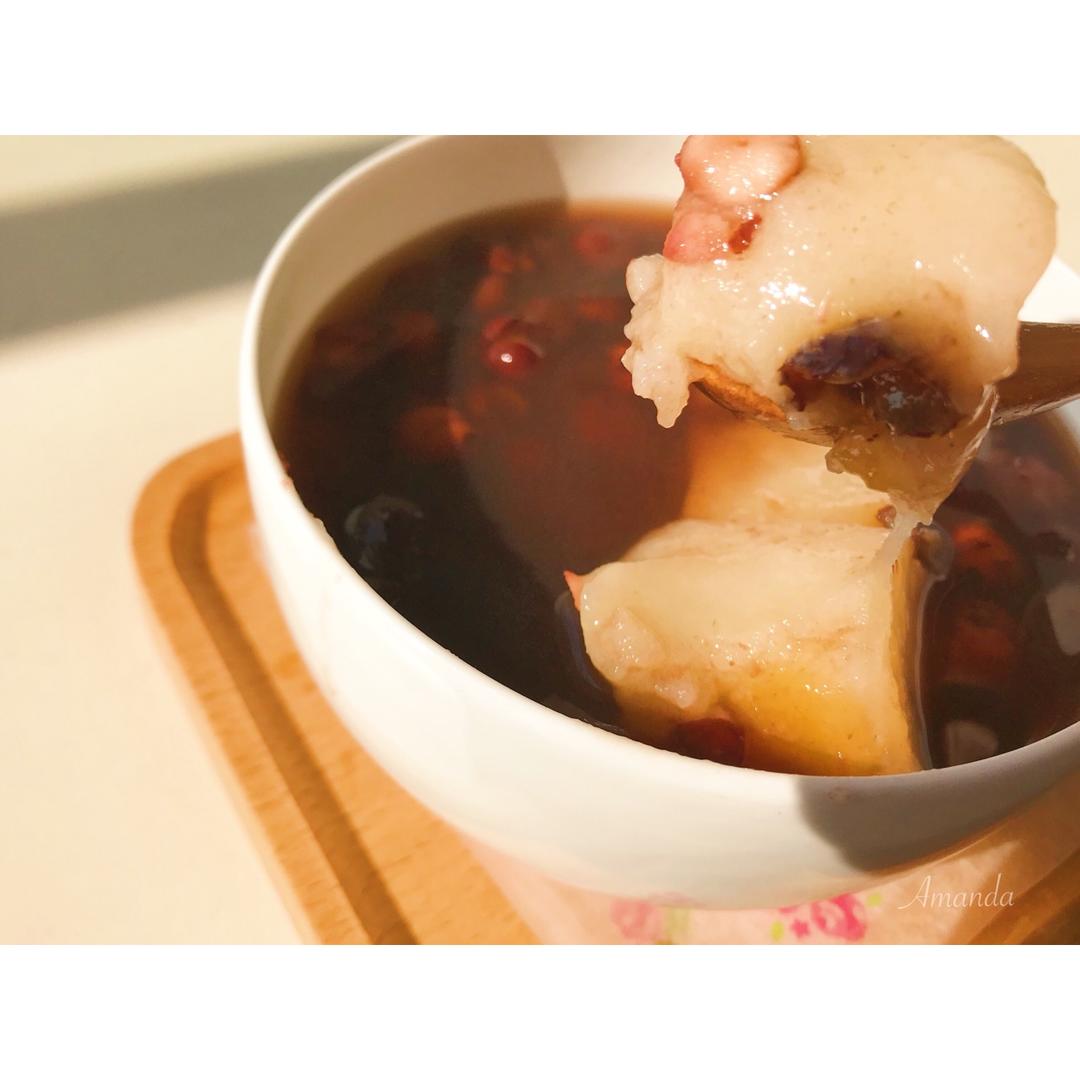 日式麻糬红豆汤