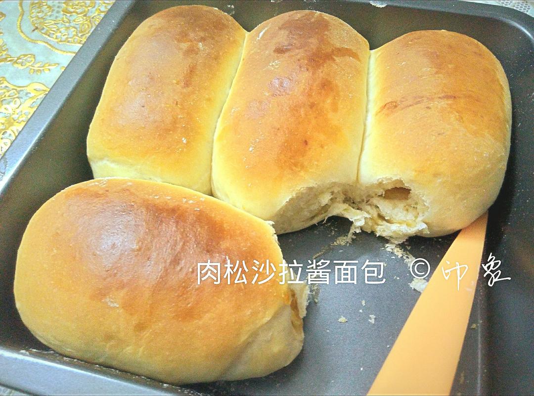 肉松沙拉酱面包（65度汤种）