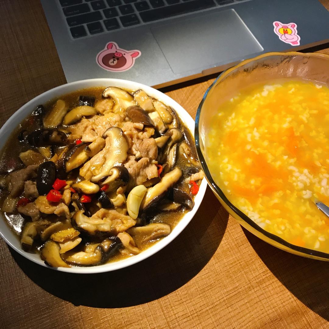 香菇炒肉