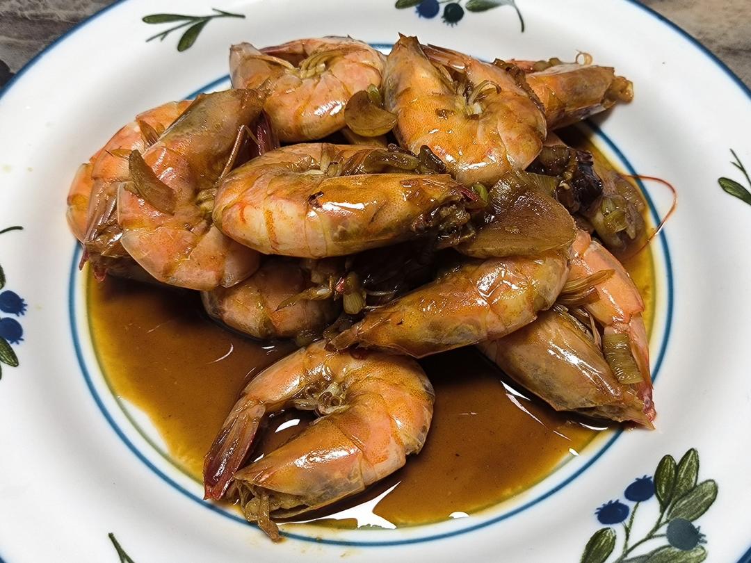 家庭版油焖大虾