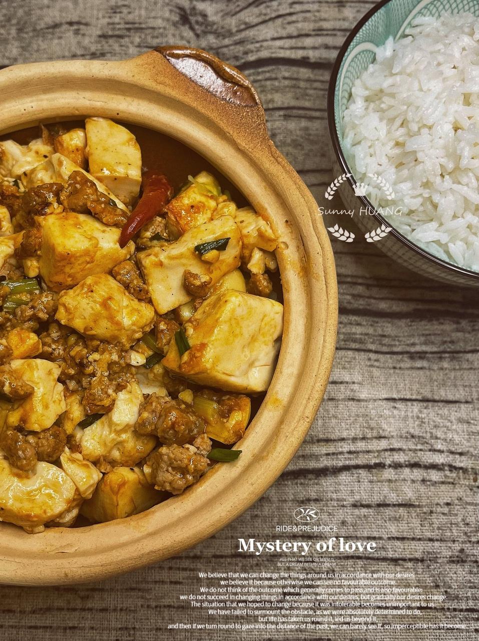 川香肉沫豆腐煲的做法