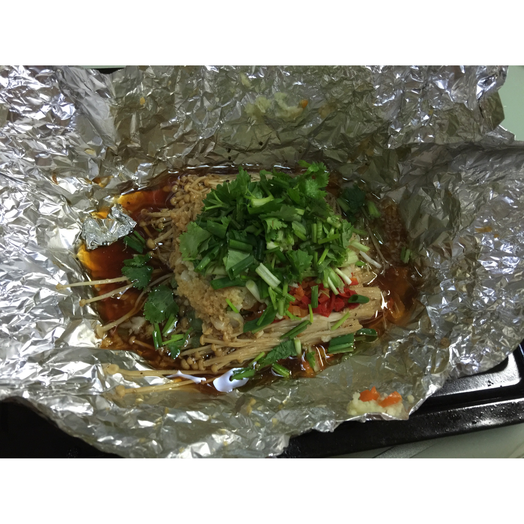 烤箱版 烤金针菇