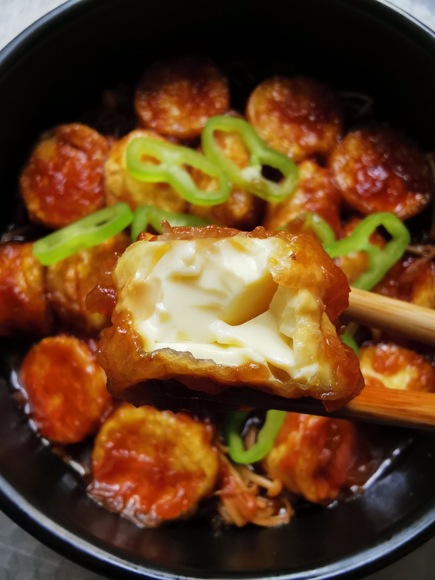 金针菇日本豆腐煲的做法