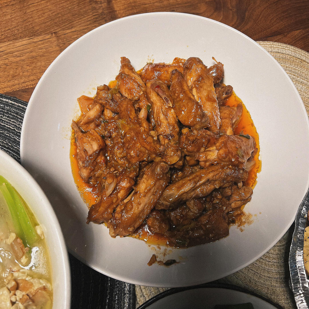 好吃到舔手指的蒜香鸡翅‼️