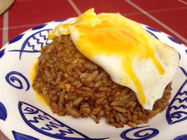 傻瓜版酱油炒饭