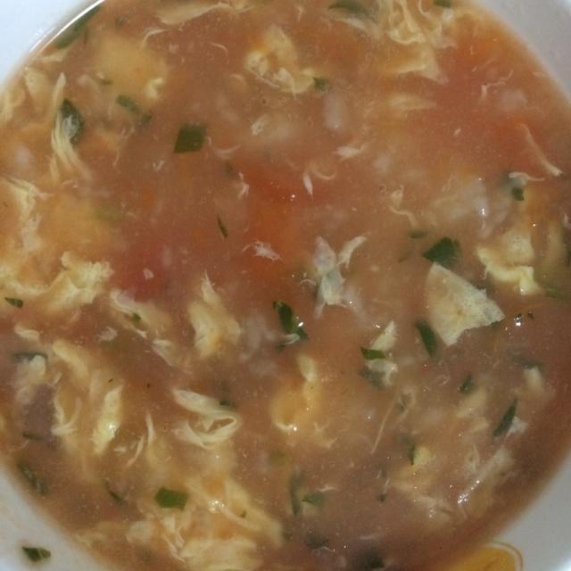 西红柿疙瘩汤（病号饭）的做法