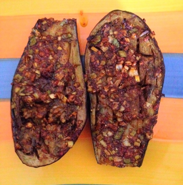 蒜味烤茄
