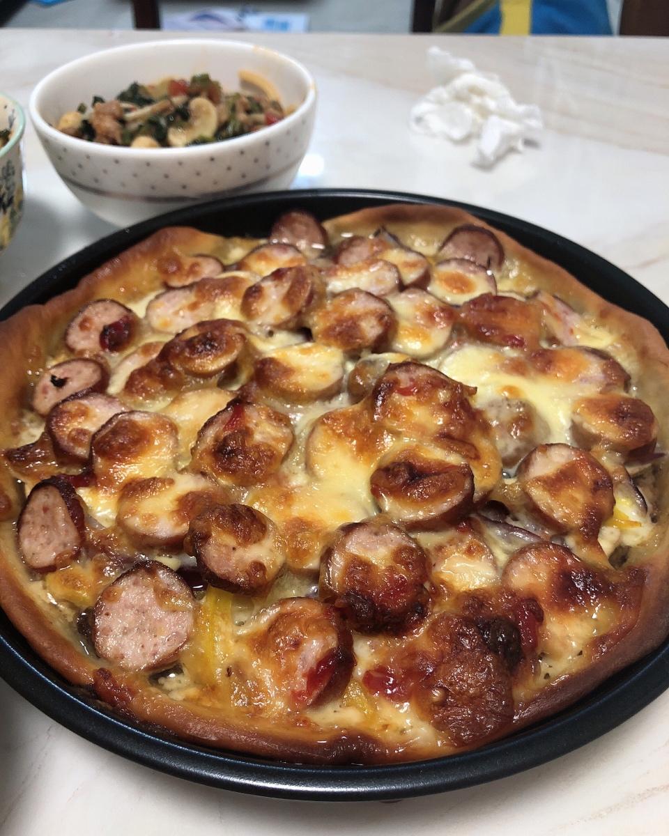 八寸披萨饼皮（四个）制作