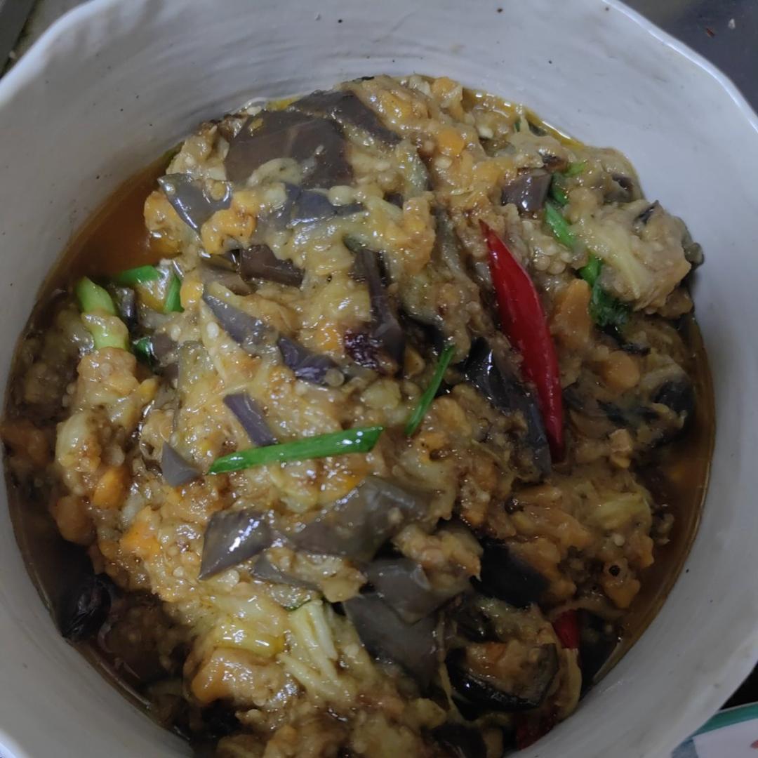咸蛋黄焗茄子