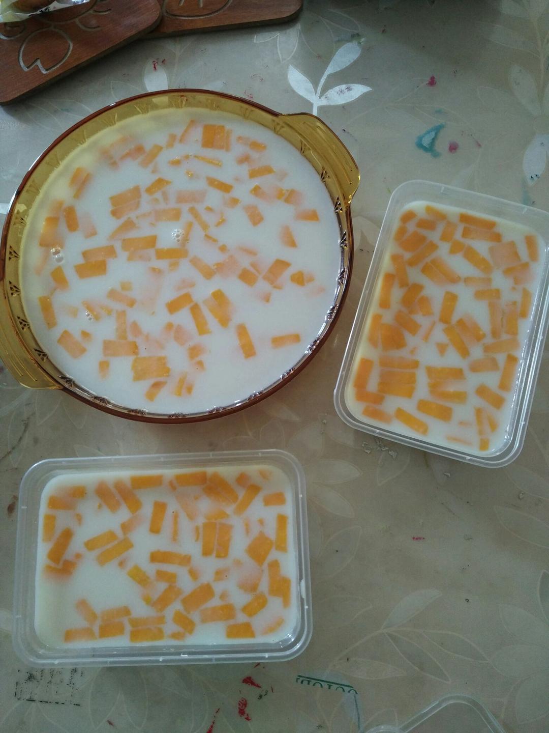 午后小甜点芒果椰汁糕教程