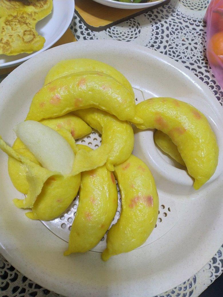 香蕉馒头卡通包