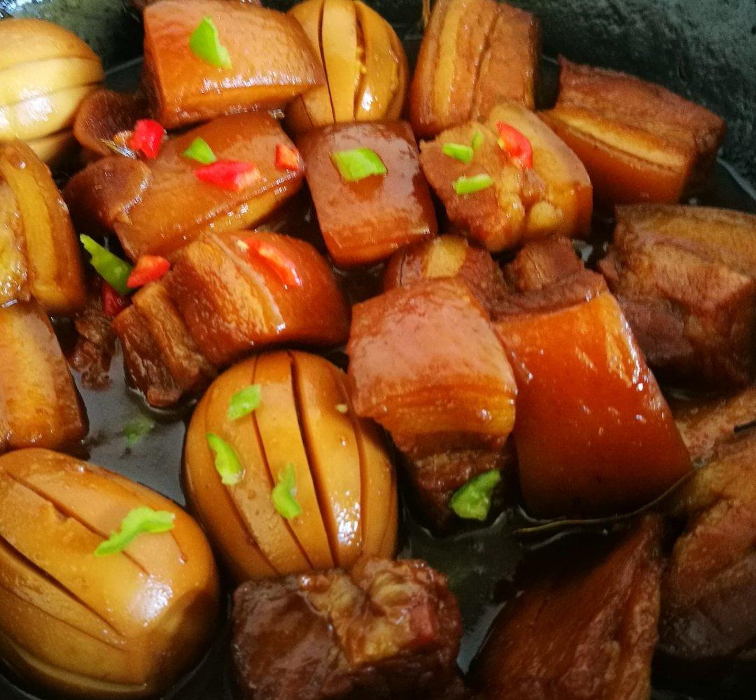 其实也不是很难的红烧肉烧蛋
