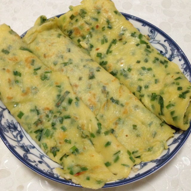 韭菜鸡蛋饼