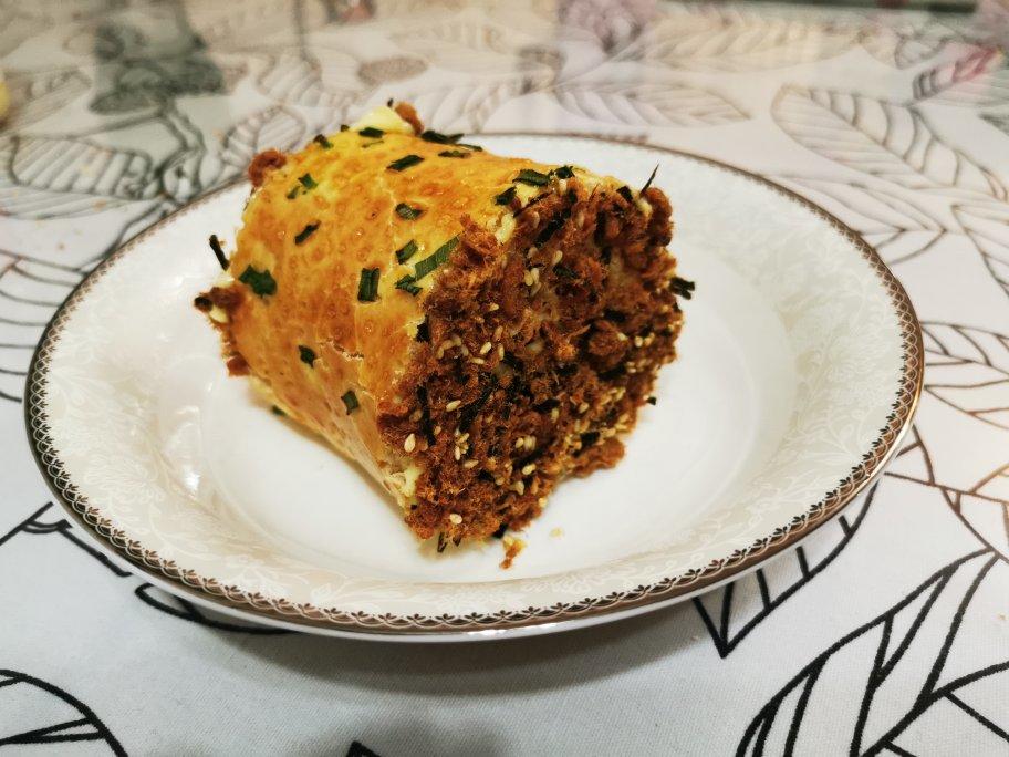 回忆的味道---肉松面包卷