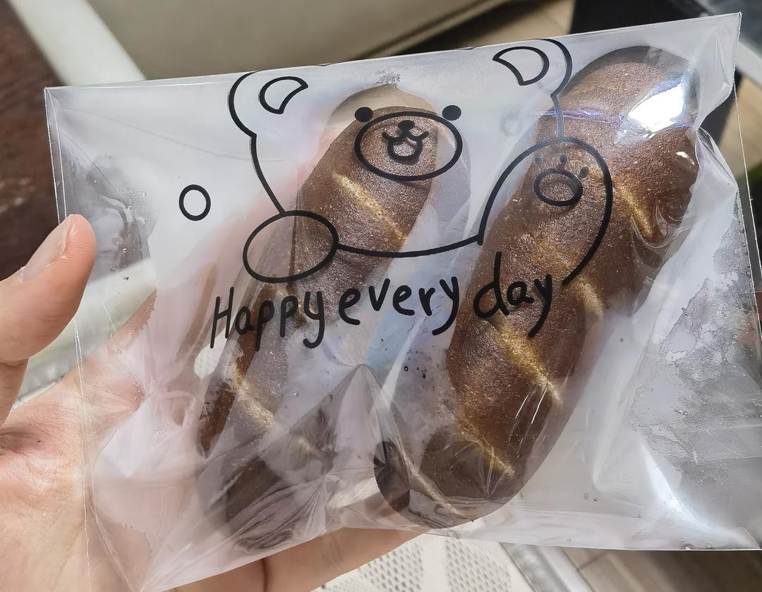 无油无糖低卡碱水面包结（红豆、芋泥全麦原味）pretzel 健身可