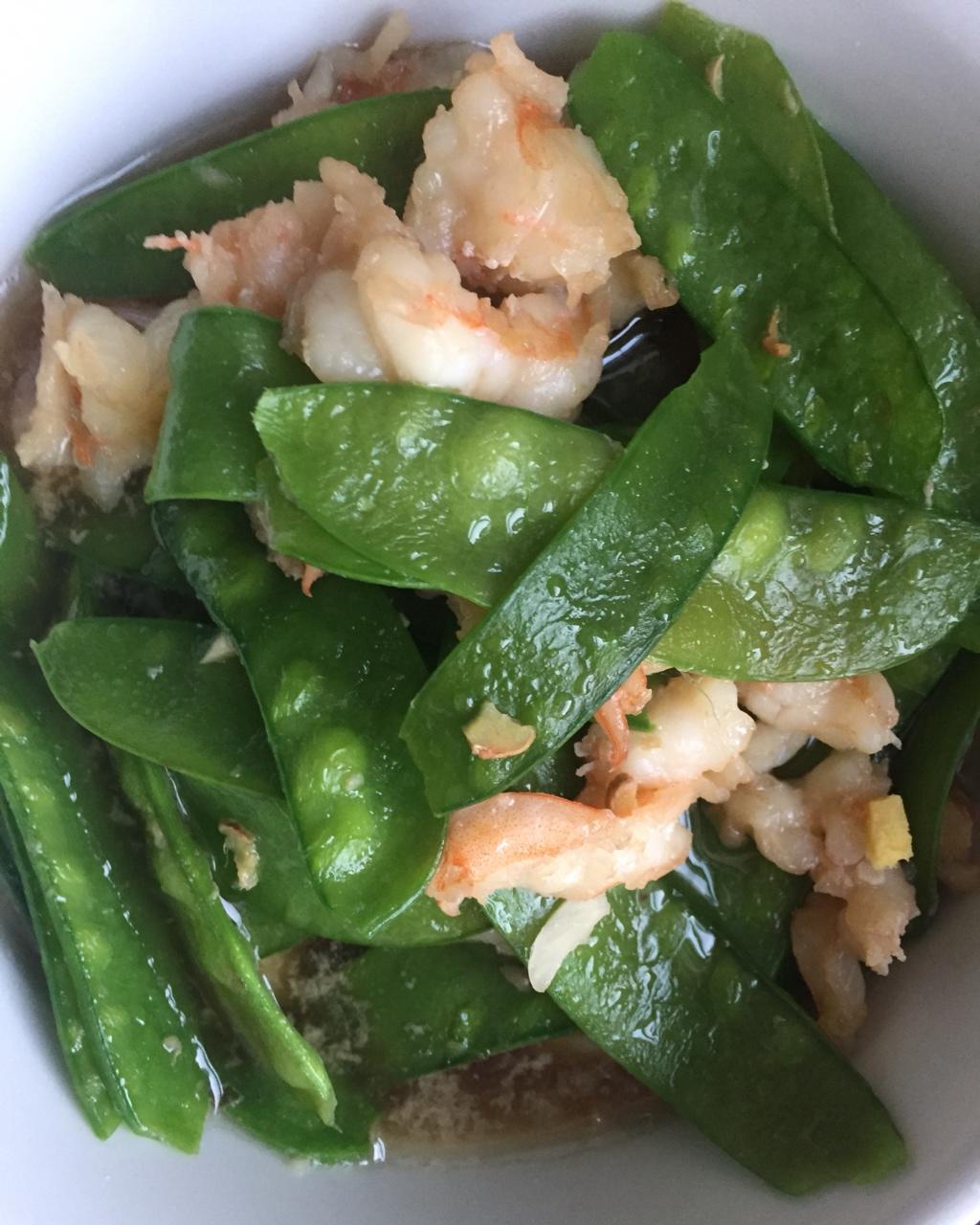 豆角炒虾仁