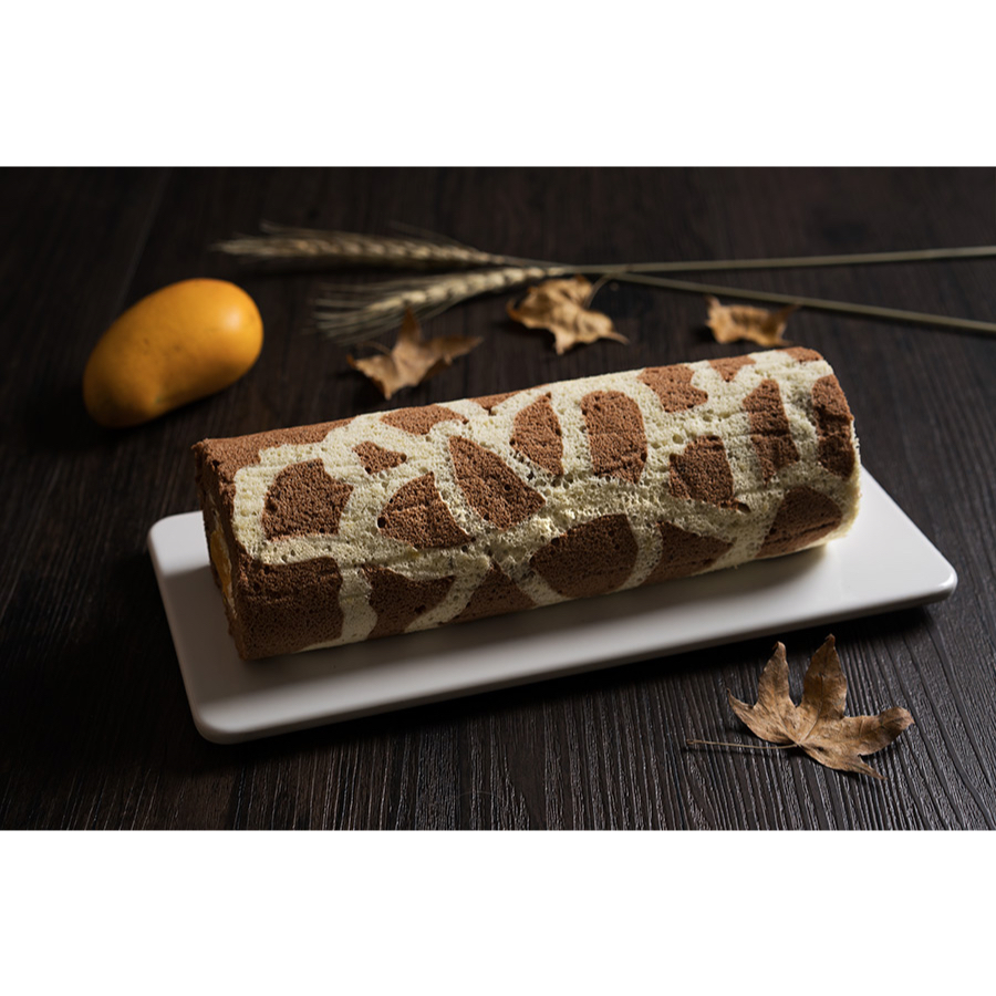 超萌长颈鹿蛋糕卷