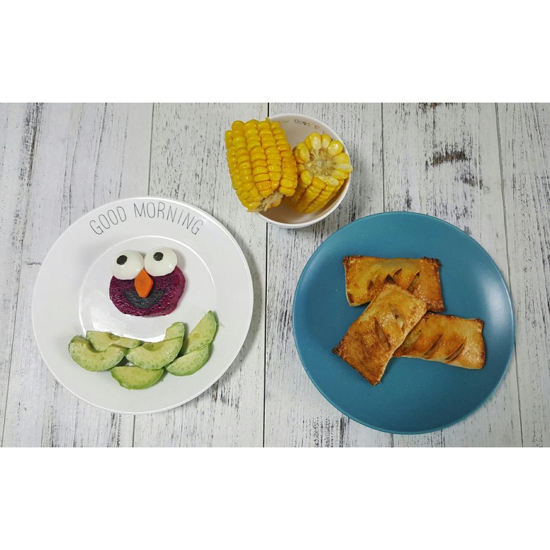 超简单快手的苹果吐司派