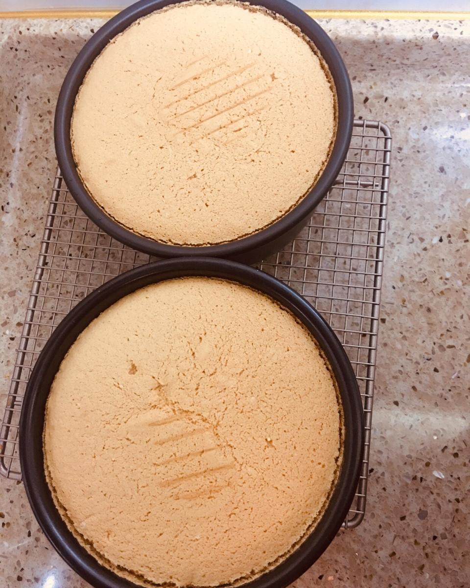 6寸戚风蛋糕（2蛋）