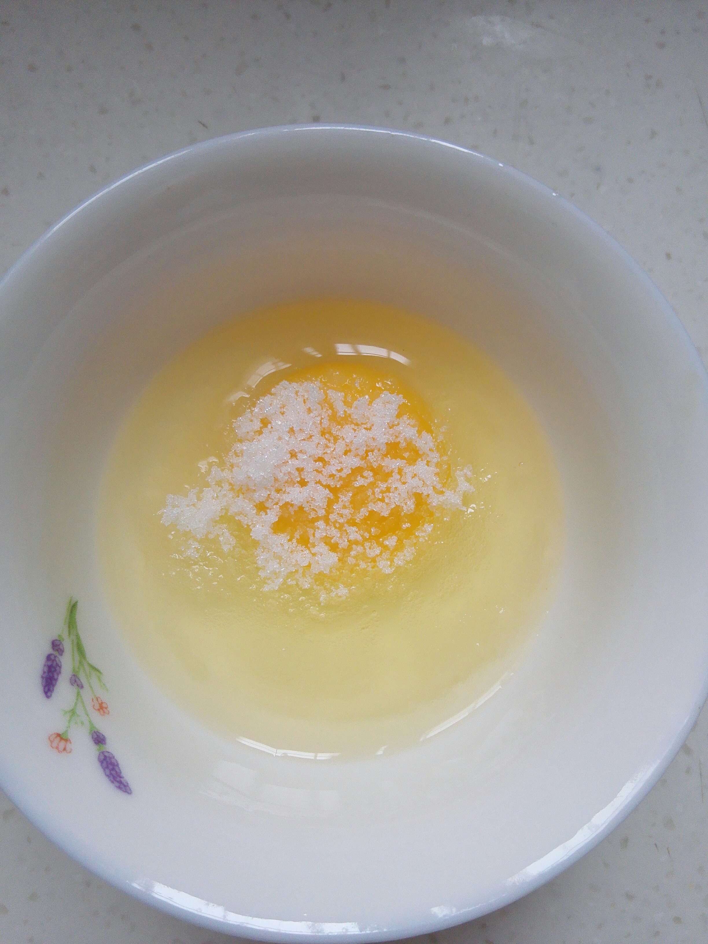 白糖蒸鸡蛋～雪里藏珠