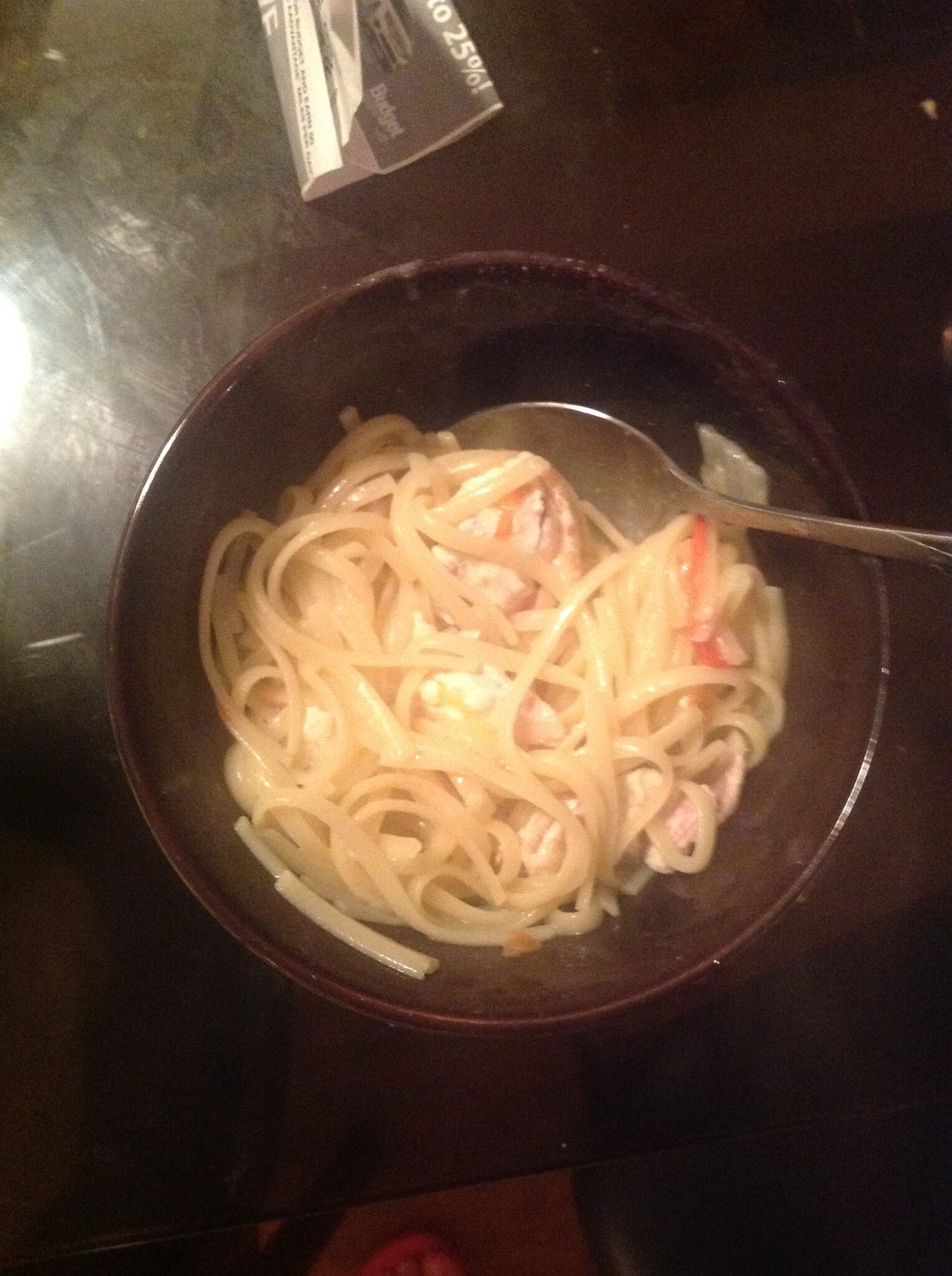 必胜客的味道芝士培根意大利面