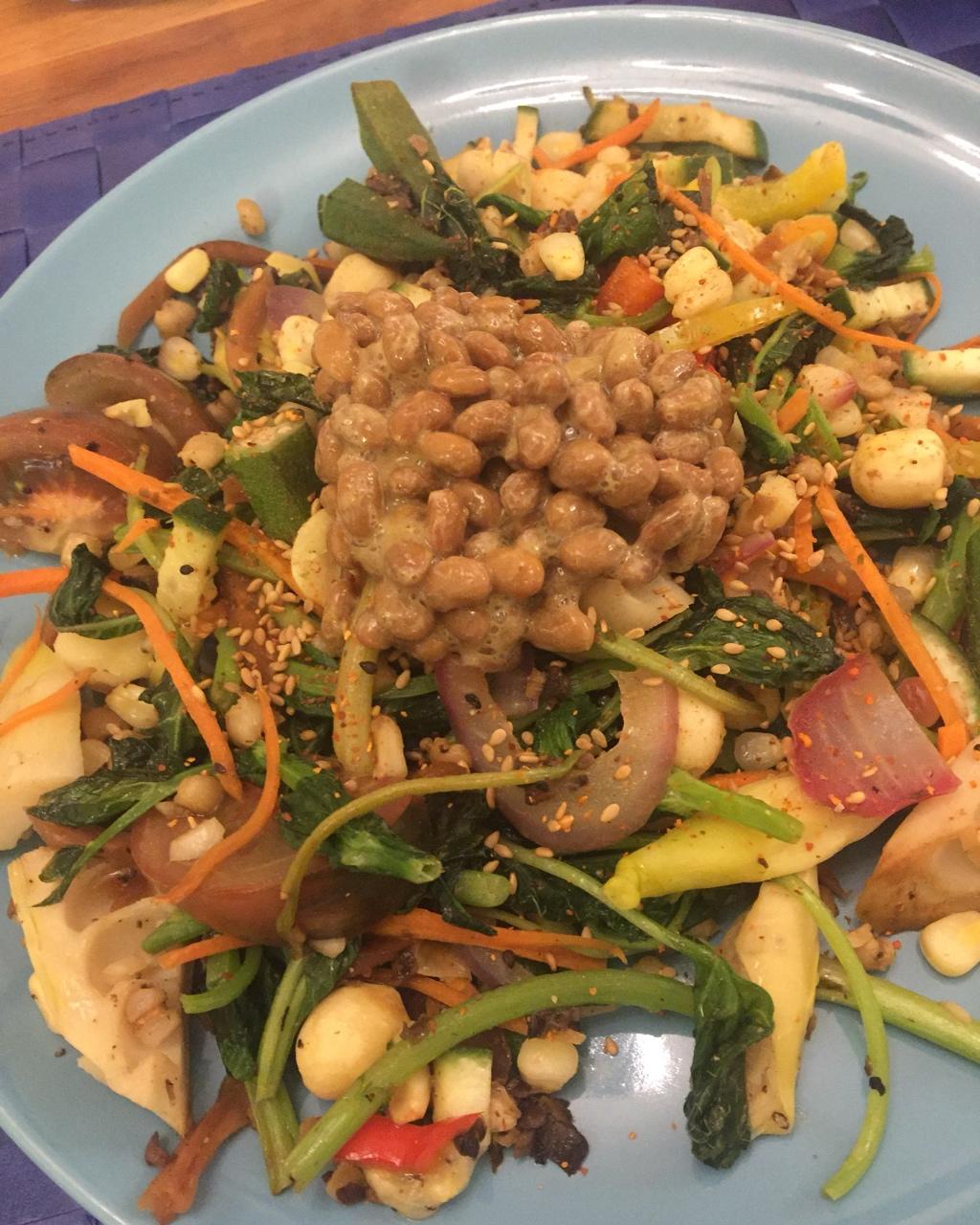 和风纳豆沙拉Natto Salad