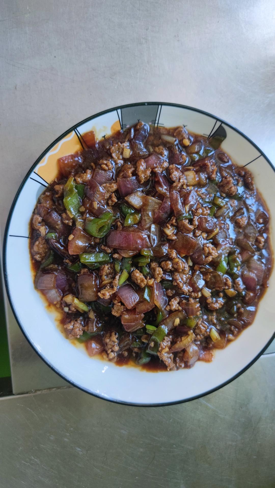 尖椒肉沫打卤面