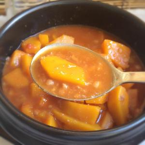 肉沫番茄浓汤烩南瓜的做法 步骤6