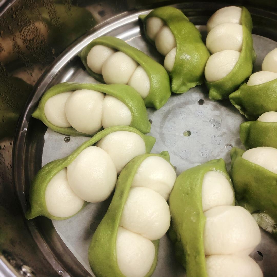 豌豆荚馒头