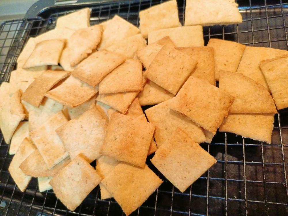 废弃酵种造起来-香葱苏打饼干