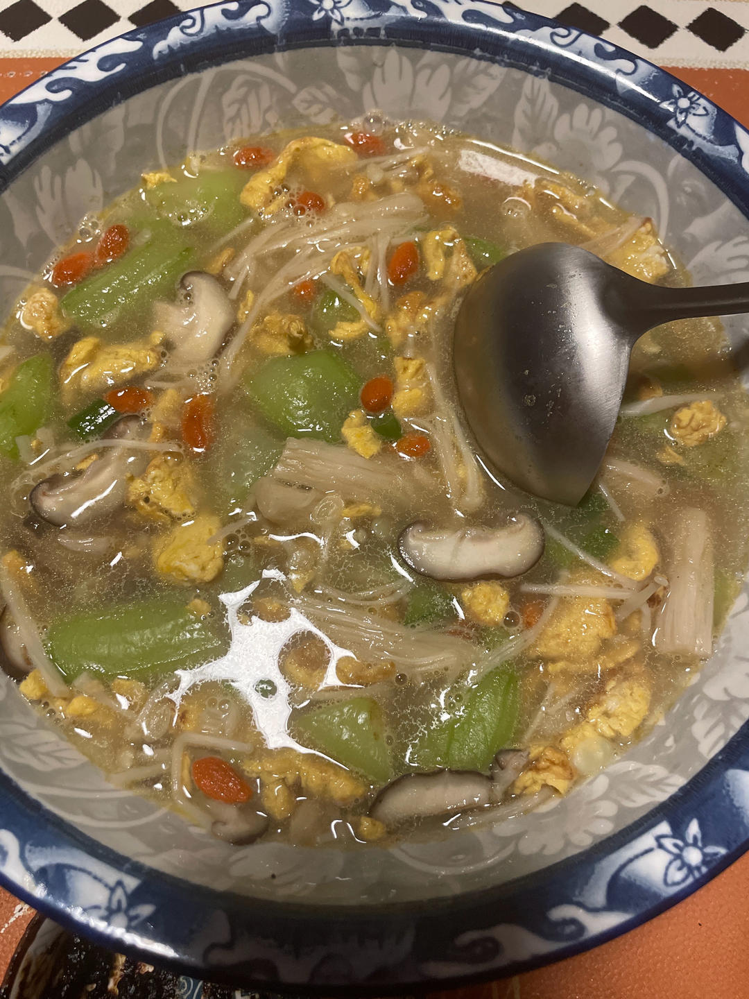 丝瓜鸡蛋汤