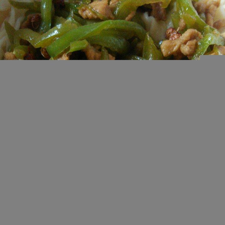青椒肉丝面