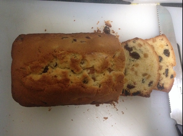 酒渍水果磅蛋糕