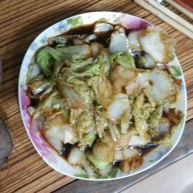 响油白菜