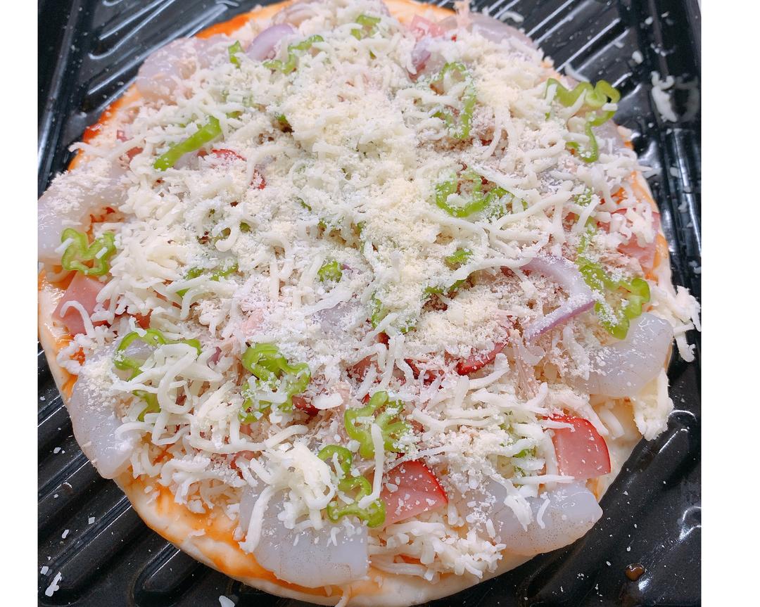 叮咚披萨饼底/半自制🍕的做法 步骤6