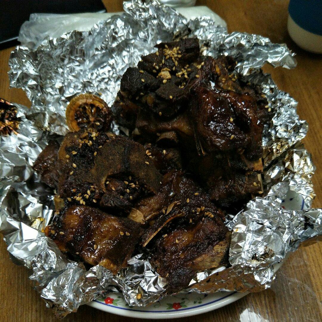 杏子酱烤排骨