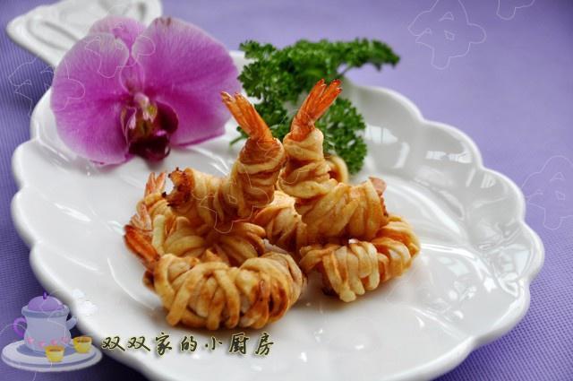 千丝万缕虾的做法