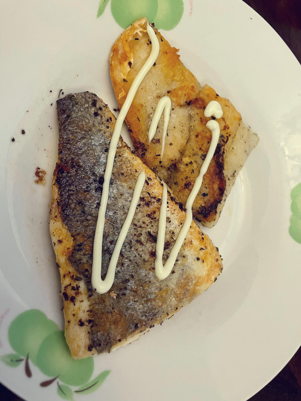 【欣也艺食】| 香煎海鲈鱼