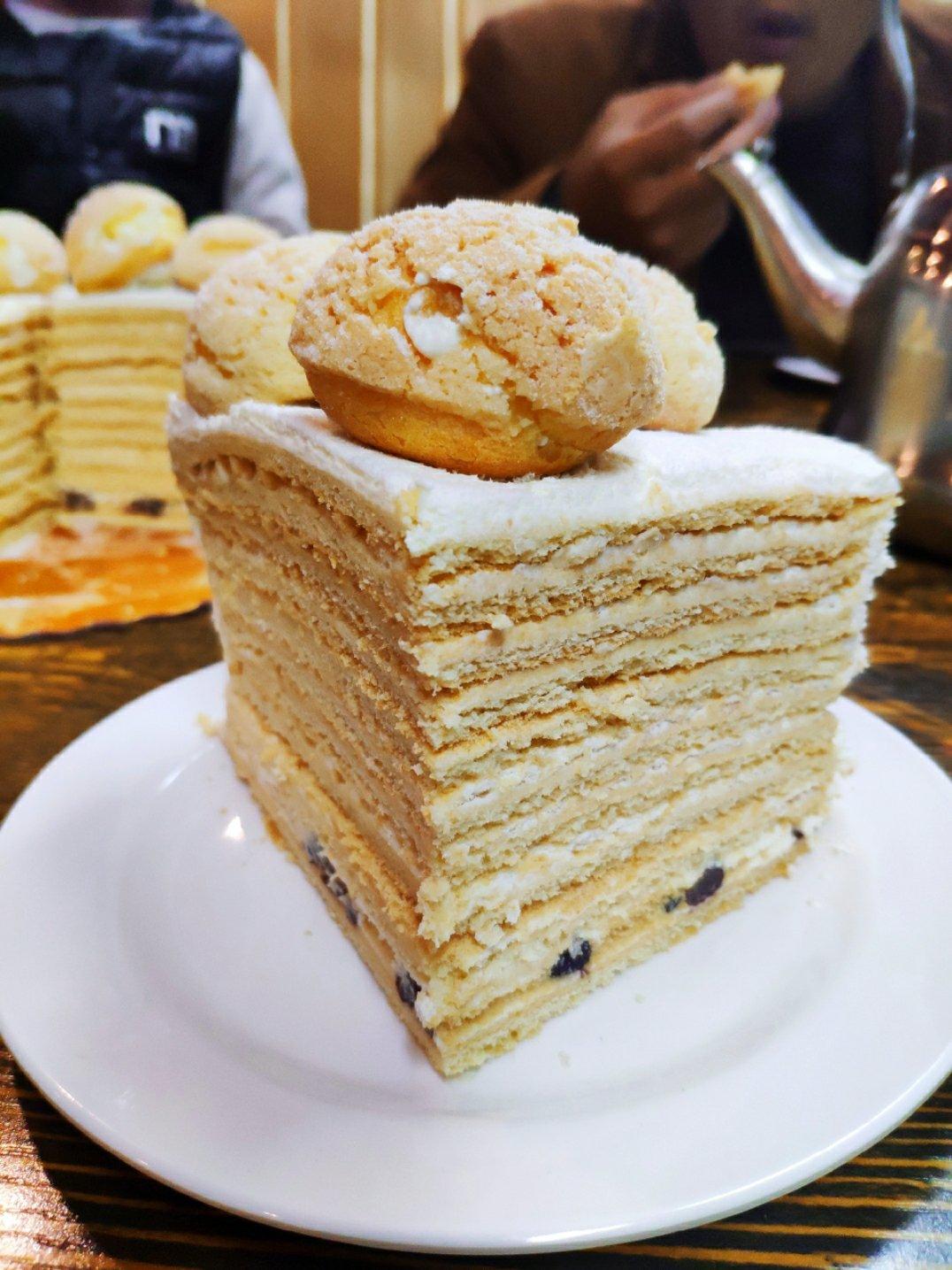 歌诺做的俄罗斯蜂蜜蛋糕千层蛋糕又名提拉米苏