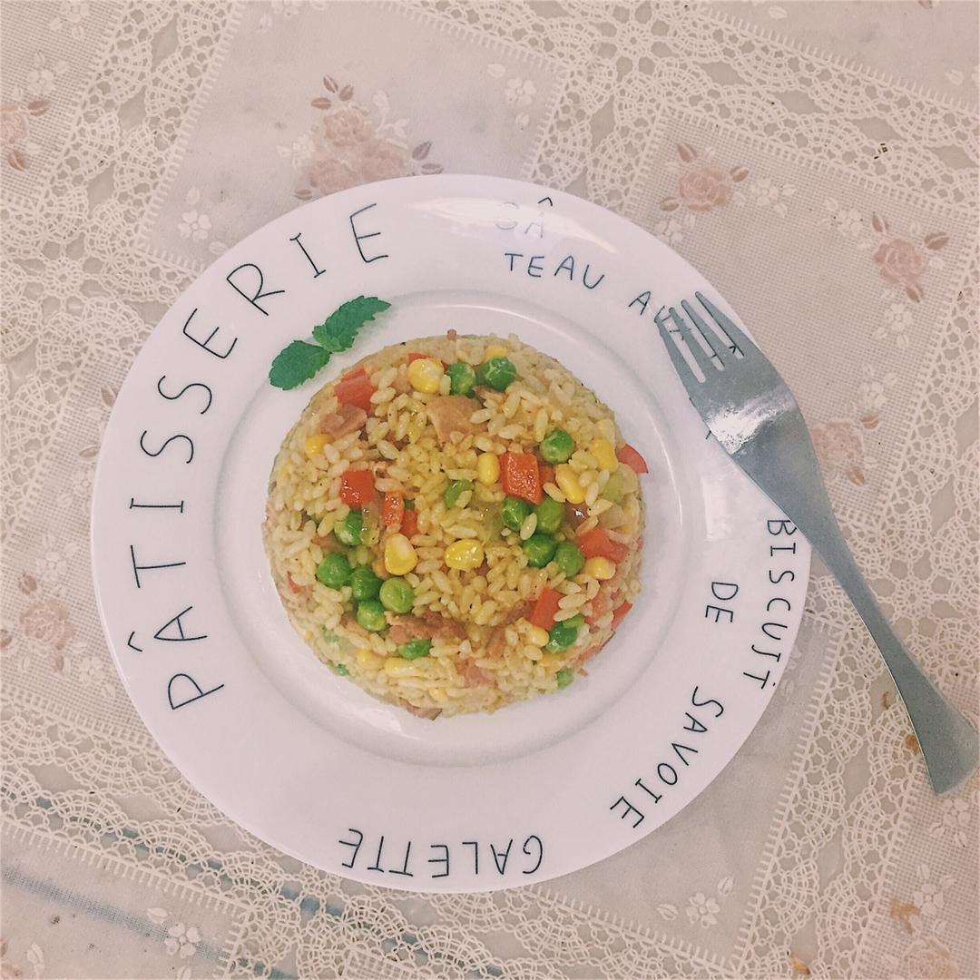 培根咖喱炒饭
