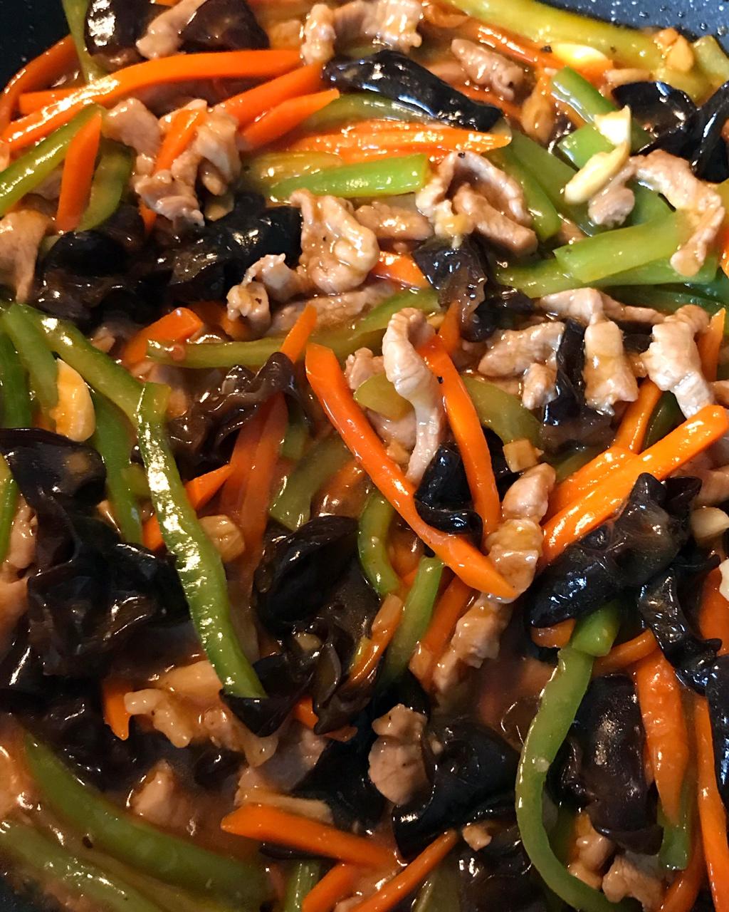 ```may~~做的鱼香肉丝