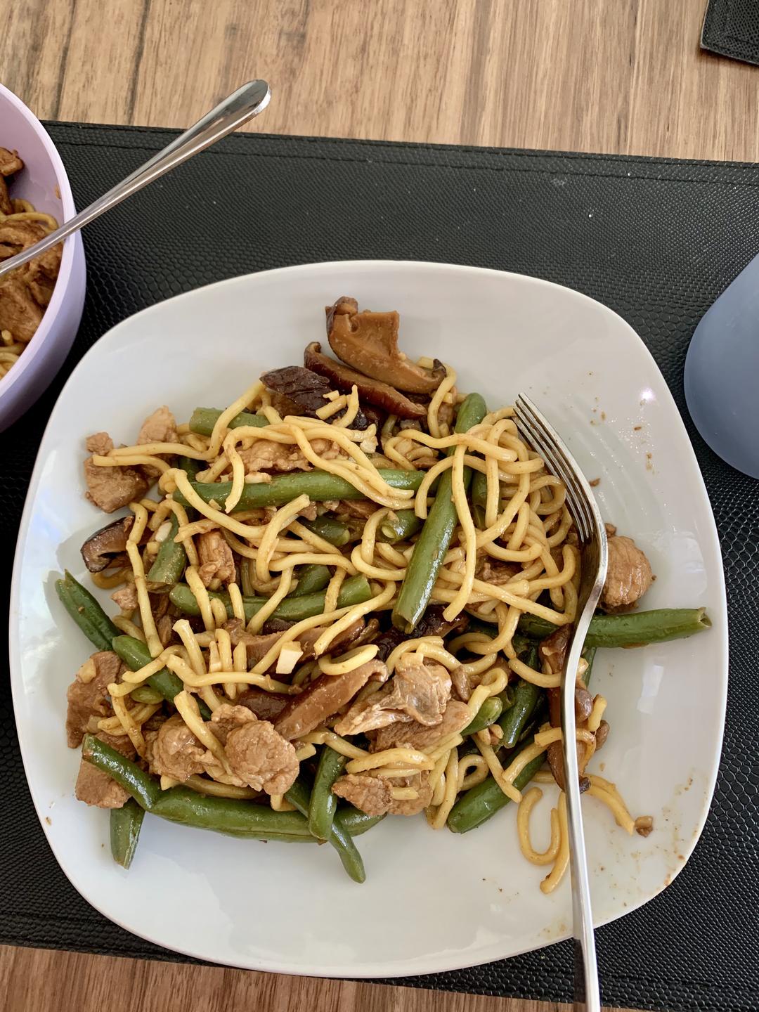 豆角(扁豆)焖面的做法