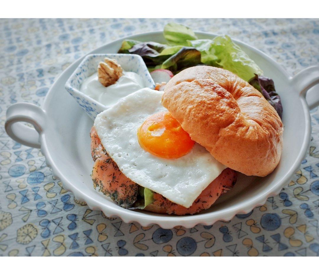 百变贝果三明治