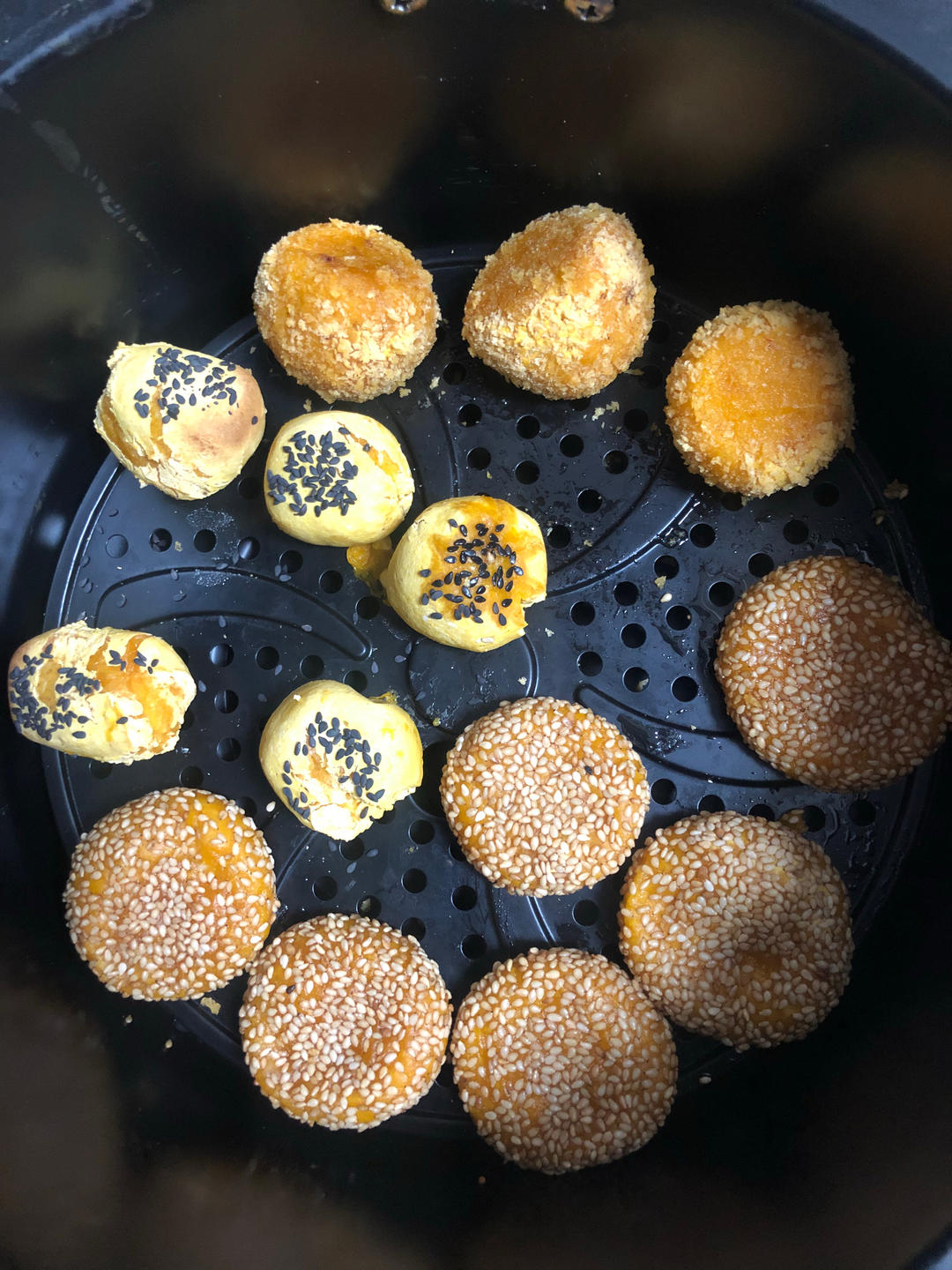 空气炸锅版南瓜饼