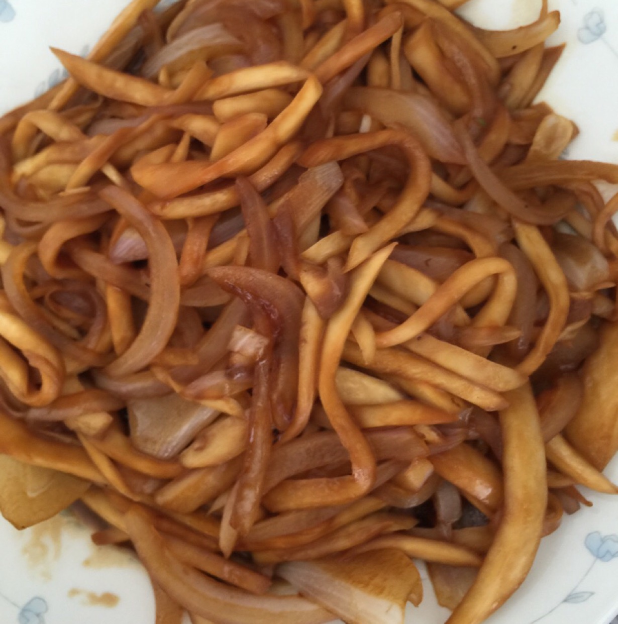 洋葱遇到杏鲍菇