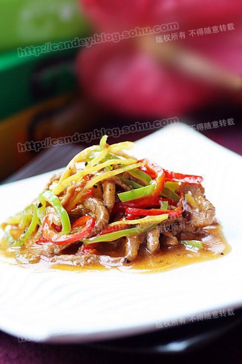 柠檬黑椒牛肉的做法