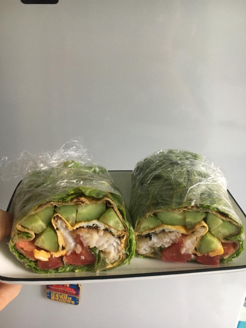 关晓彤同款生菜三明治
