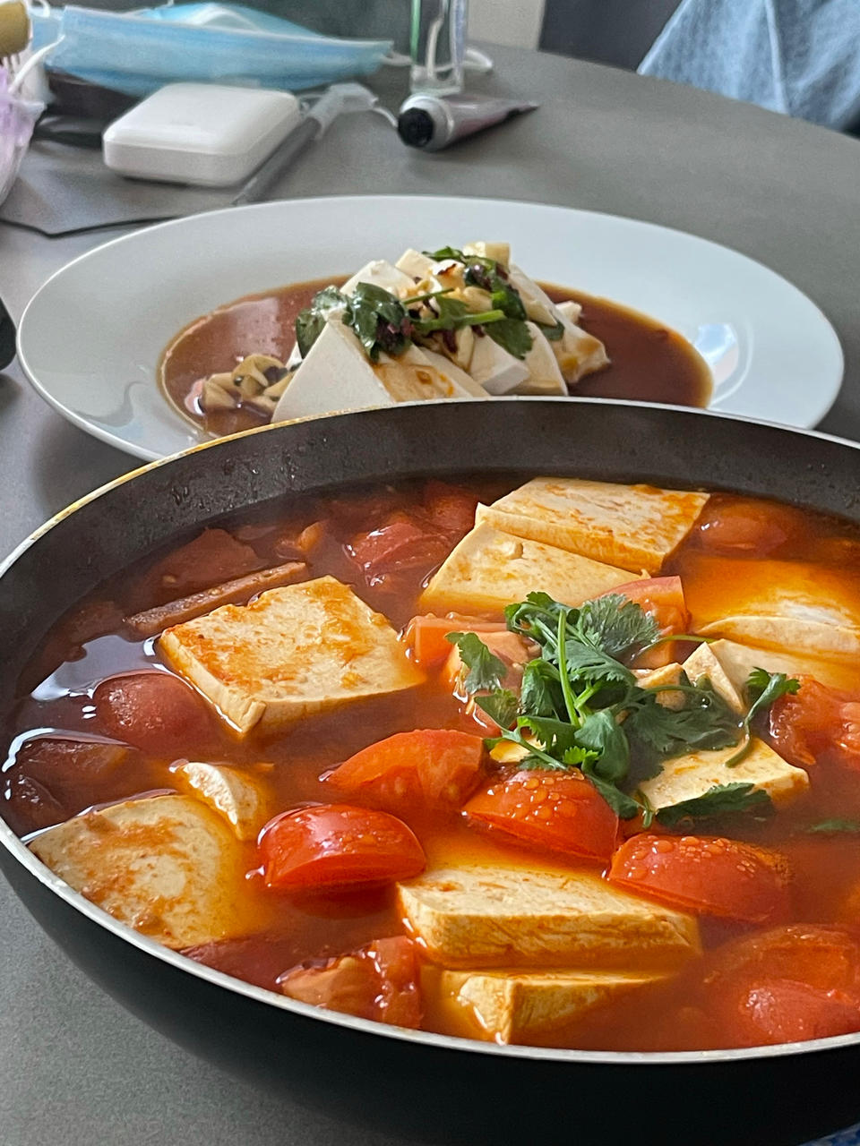 番茄豆腐煲